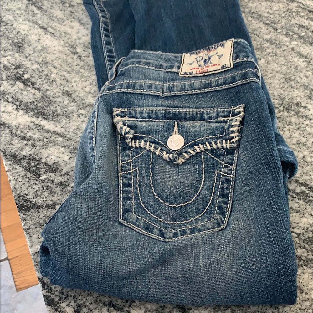 True religion  boyfriend jeans